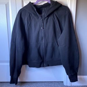 Lululemon oversized cropped full zip hoodie